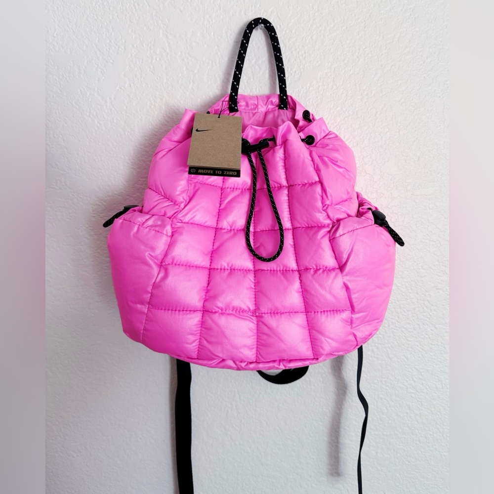 Nike Sportswear Pink Puffle Mini Backpack